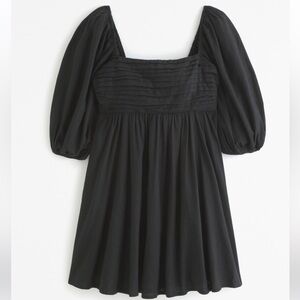 Emerson Poplin Puff Sleeve Dress Small TALL